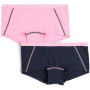Damenhöschen Kari Traa Tina Hipster 2Pk 2022 blau/rosa Royal