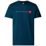 Herren-T-Shirt The North Face M S/S Never Stop Exploring Tee petrolfarbe MIDNIGHT PETROL