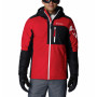 Herren-Winterjacke Columbia Timberturner™ II Jacket rot Mountain Red, Black