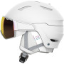 Damen Skihelm Salomon Mirage White Ruby