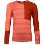 Damen-Funktionsshirt Ortovox W's 185 Rock'N'Wool Long Sleeve orange Coral