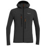 Herren-Sweatshirt Salewa Puez 2 Dst M Fz Hdy grau/schwarz Black Out