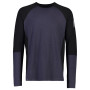 Herren-Funktionsshirt Mons Royale Olympus Ls schwarz/blau Black / 9 Iron