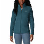 Damen-Sweatshirt Columbia Fast Trek™ II Jacket blau Night Wave