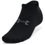 Damensocken Under Armour Essential No Show 6pk schwarz Black / Black / Pitch Gray