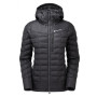 Damenjacke Montane Fem Ground Control Jacket schwarz