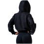 Damen-Sweatshirt Nebbia Black zip-up hoodie Power