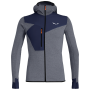 Herren-Sweatshirt Salewa Puez 2 Dry M L/S Hood Fz Tee blau/hellblau Navy Blazer