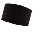 Stirnband Buff Merino Wide Headband schwarz Solid Black