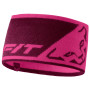 Stirnband Dynafit Leopard Logo Headband rosa Flamingo/