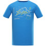 Herren-T-Shirt Alpine Pro Dafot blau elec. bl. lemonade