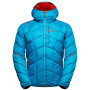 Herrenjacke La Sportiva Pinnacle Down Jkt M blau/rot Tropic Blue/Cherry Tomato