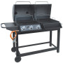 Grill Cattara Duet 2 in1 plyn/dřevěné uhlí schwarz