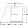 Vordach Outwell VA Backroads Awning Room