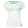 Damen-T-Shirt Chillaz Ötztal Zigzag Ornament hellgrün light green washed
