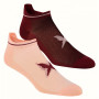 Damensocken Kari Traa Nora Sock 2Pk 2021 rosa/weinfarbe Dee
