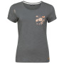 Damen-T-Shirt Chillaz Istrien dunkelgrau titan