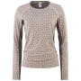 Damen-T-Shirt Kari Traa Rose Light Ls beige Wgrey