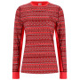 Damen-Funktionsshirt Kari Traa Lune Long Sleeve Baselayer rot/orange heat