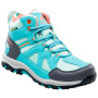 Kinderschuhe Elbrus Plaret Mid WP Jr hellblau LightTurquoise/Turquoise/Coral