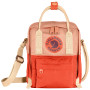Umhängetasche Fjällräven Kånken Art Sling rot Poppy Fields-Cotton Sky