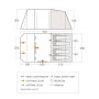 Familienzelt Vango Lismore 450 Package