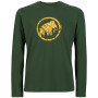 Herren-T-Shirt Mammut Logo Longsleeve Men mattgrün Woods