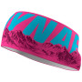 Stirnband Dynafit Graphic Performance Headband rosa Pink Glo/8210 Skyline
