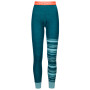 Damen- Funktionshose Ortovox W's 210 Supersoft Long Pants blau PacificGreen