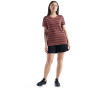 Damen-T-Shirt Icebreaker Women Wave SS Tee Stripe 2023