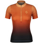 Damen-Radtrikot Scott Endurance 15 SS orange rose beige/braze orange