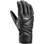 Skihandschuh Leki WCR Venom Speed 3D schwarz black-ice lemon