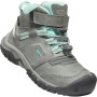 Kinderschuhe Keen Ridge Flex Mid Wp Children hellgrau grey/blue tint