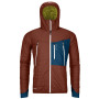 Herrenjacke Ortovox Swisswool Piz Boe Jacket M orange clay orange