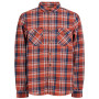 Herrenhemd Fundango Roddy Lined Shirt rot blood