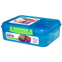 Snack-Box Sistema Bento Lunch To Go hellblau