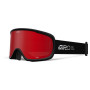 Skibrille Giro Cruz Black Stacked-Amber Scarlet schwarz Black Stacked-Amber Scarlet