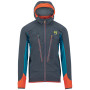 Herren-Winterjacke Karpos Piz Palu' Evo Jacket grau/blau India Ink/Blue Jewel