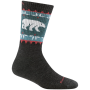 Damensocken Darn Tough Vanna Grizzle Boot Midweight With Cushion grau charcoal