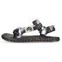 Sandalen Gumbies Scrambler Black a Grey schwarz/grau černá/šedá