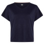 Damen-Funktionsshirt Icebreaker Women Mer 150 Lodge SS Tee dunkelblau Midnight Navy