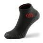 Sockenschuhe Skinners Black schwarz/rot Red
