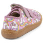 Kinder-Sneaker Frodo Barefoot canvas White/Pink