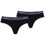 Damenhöschen Puma Woman Brazilian 2P schwarz black / various logo colors