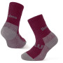 Kindersocken Zulu Bambus Trek K weinfarbe wine