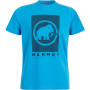 Herren-T-Shirt Mammut Trovat T-Shirt Men blau GentianPrt