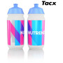 Fahrradflasche Nutrend Tacx Flasche 0,5l blau/rosa