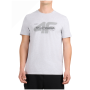 Herren-T-Shirt 4F Tshirt M3565 grau Cold Light Grey Melange
