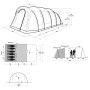 Familienzelt Outwell Carolina 6