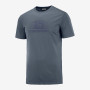 Herren-T-Shirt Salomon Blend Logo Ss Tee M grau